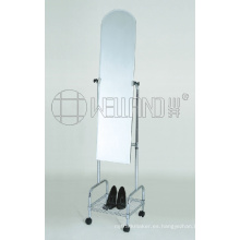 Supremo cromo espejo de metal espejo Rack (CJ-B1150)
